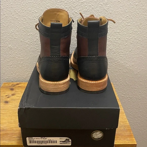 NIB Women’s Will Leather Wing Tip Boot, size 7 - Picture 4 of 9
